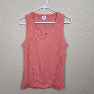 Women's BKE Buckle Melon Ribbed Tank Top Medium (5165)